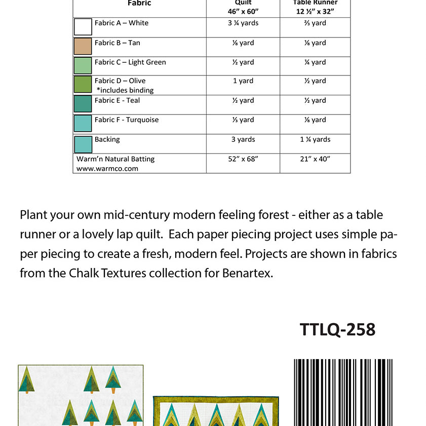 TAMARINIS - Tree Line Pattern