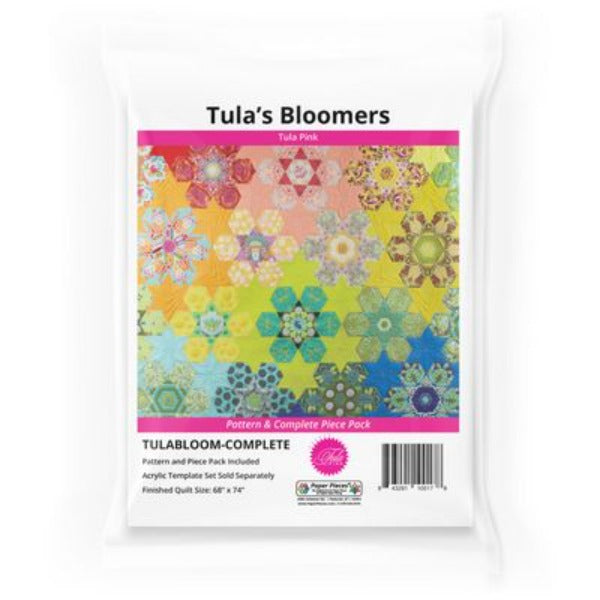 TULA PINK - Bloomers Pattern and Complete Paper Piece Pack