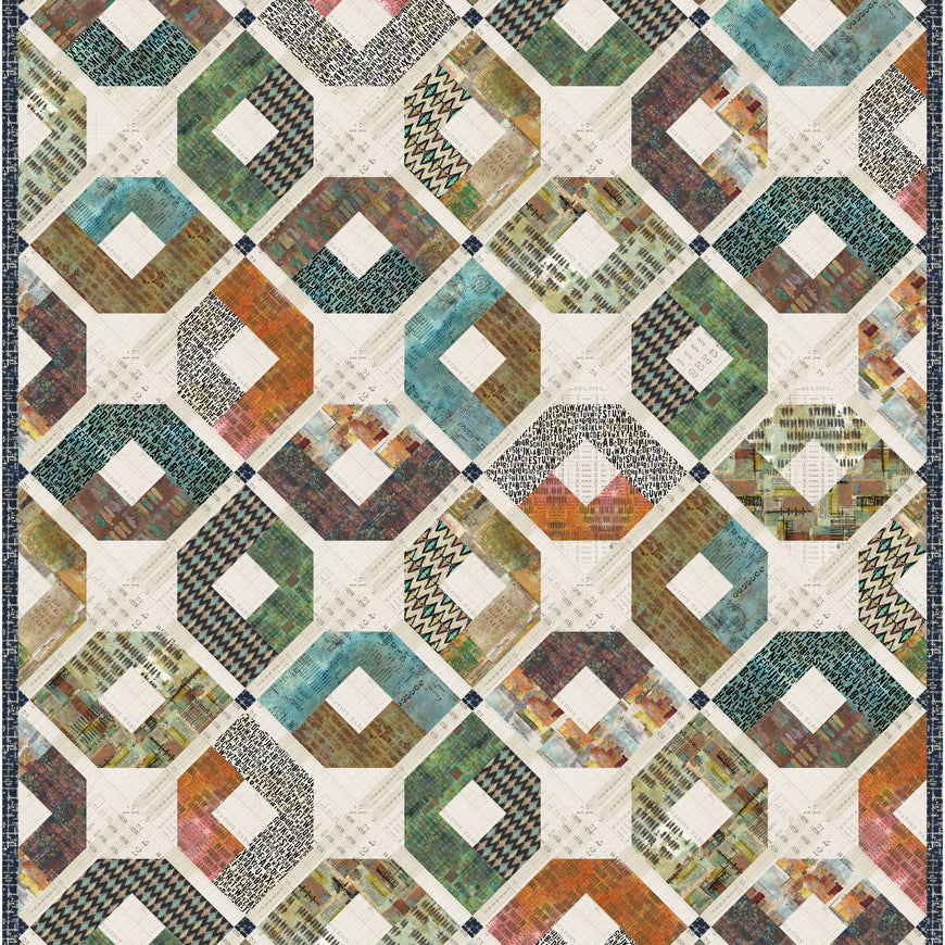 SETH APTER - On Your Mark -  The Elena Quilt Kit