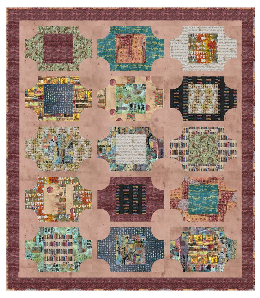 SETH APTER - LIVE OUT LOUD - TICKET STRIPS QUILT KIT