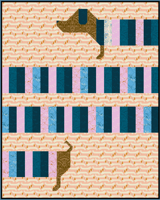 RUBY STAR SOCIETY ★ DOG PARK ALL WRAPPED UP Quilt Kit Artistic