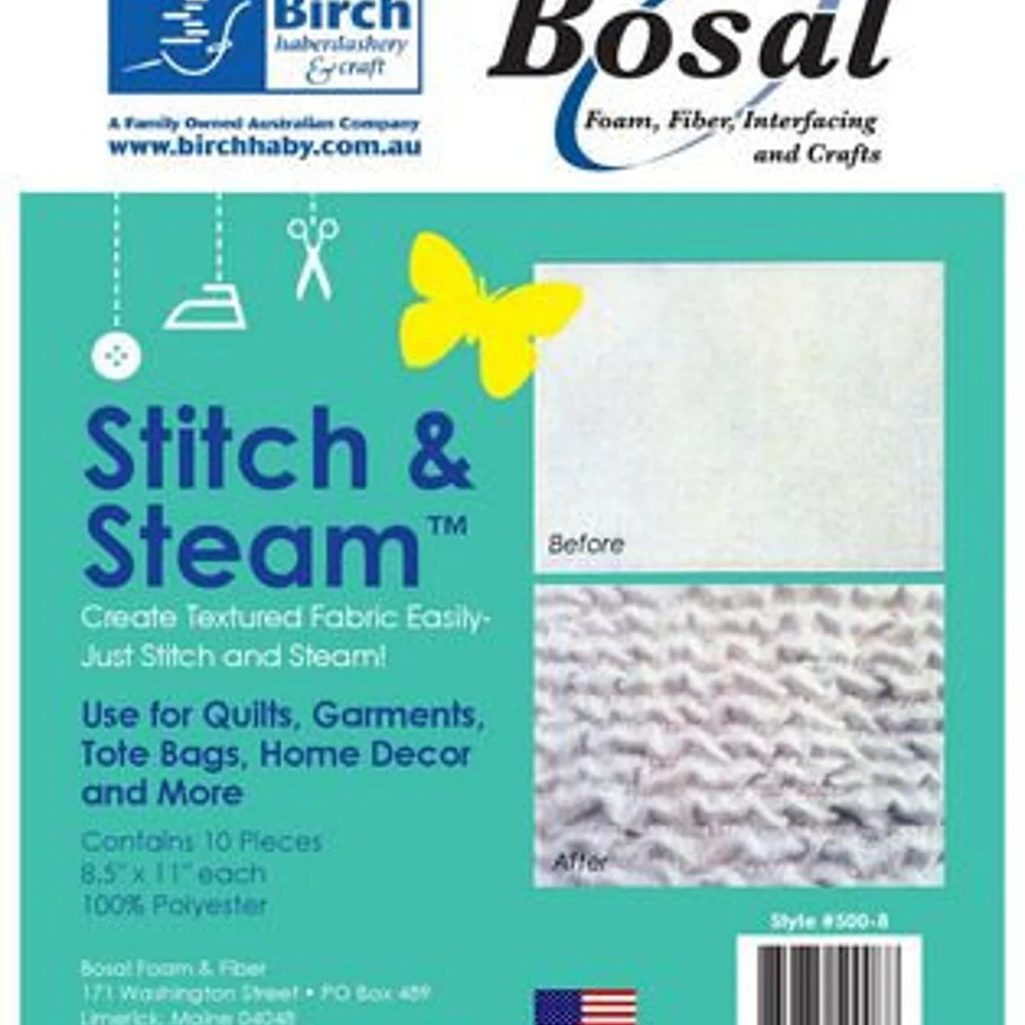 Bosal Stitch & Steam 8.5" X 11"