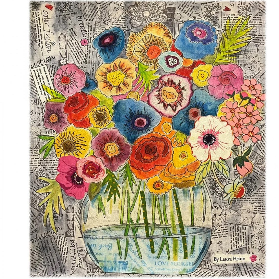 LAURA HEINE - Flower Shop Arrangement #2 Pattern