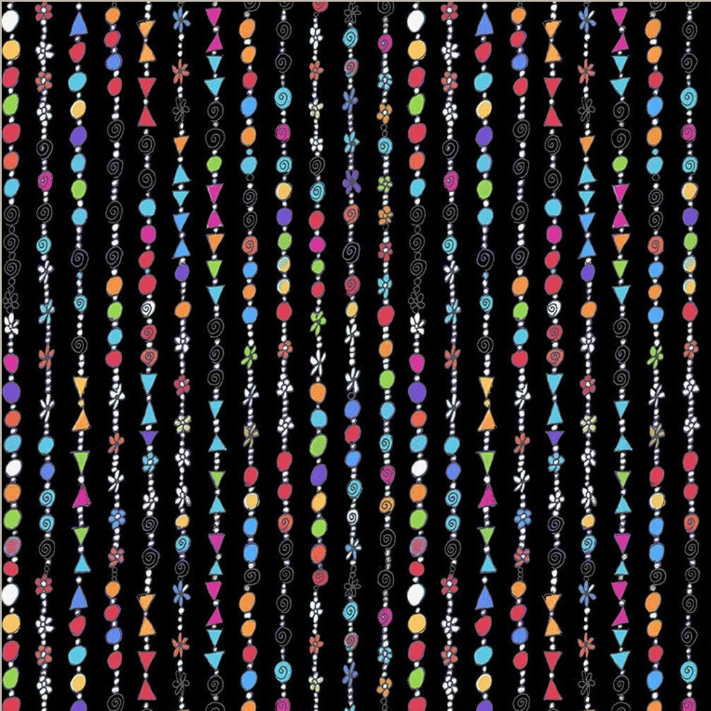 Laura Heine - Goodness Gracious - Beaded Necklace, Black