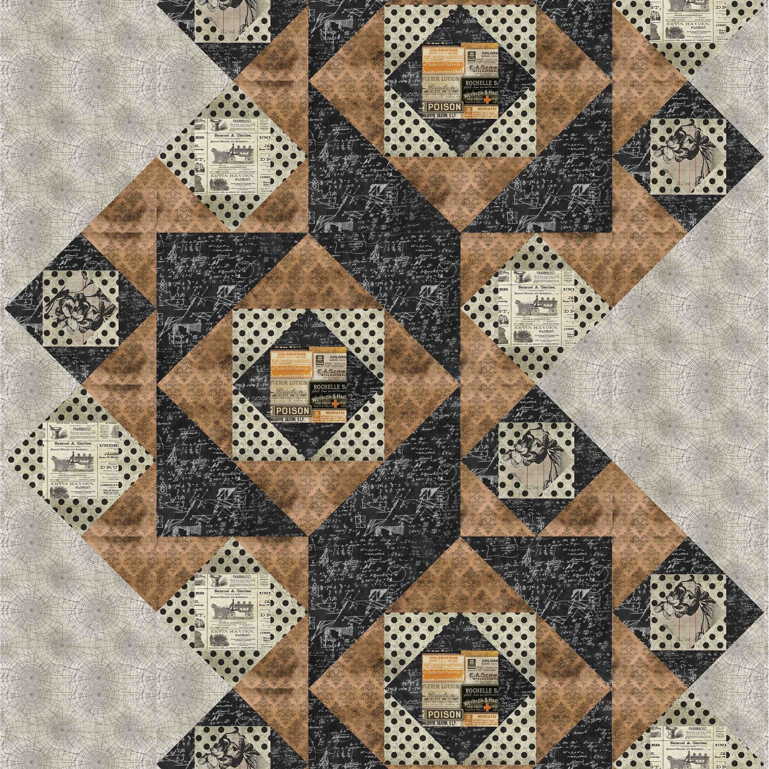 Tamarinis - Tim Holtz - Regions Beyond - Frabjous Quilt Kit