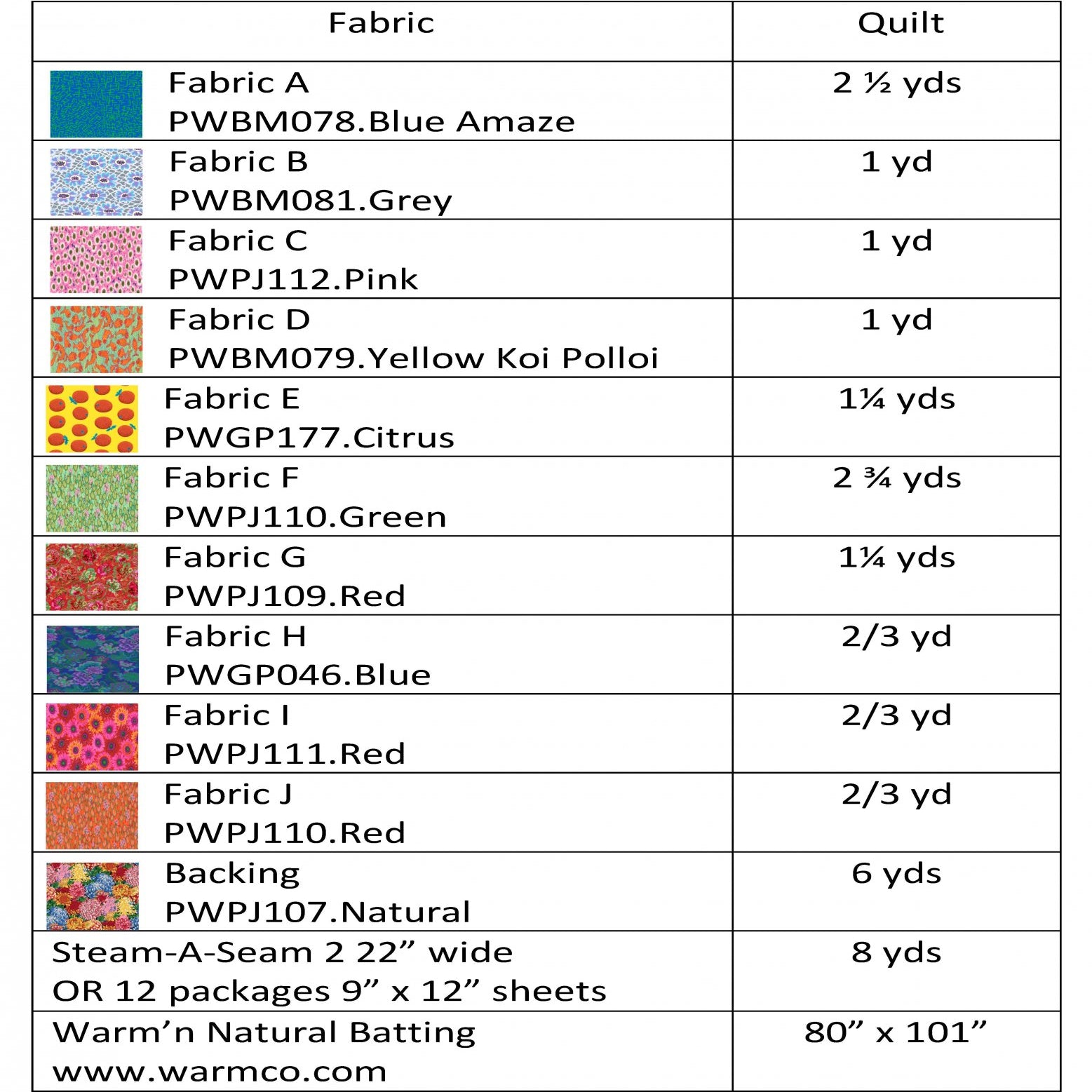 TAMARINIS -  Melon Blossom 2 Pattern
