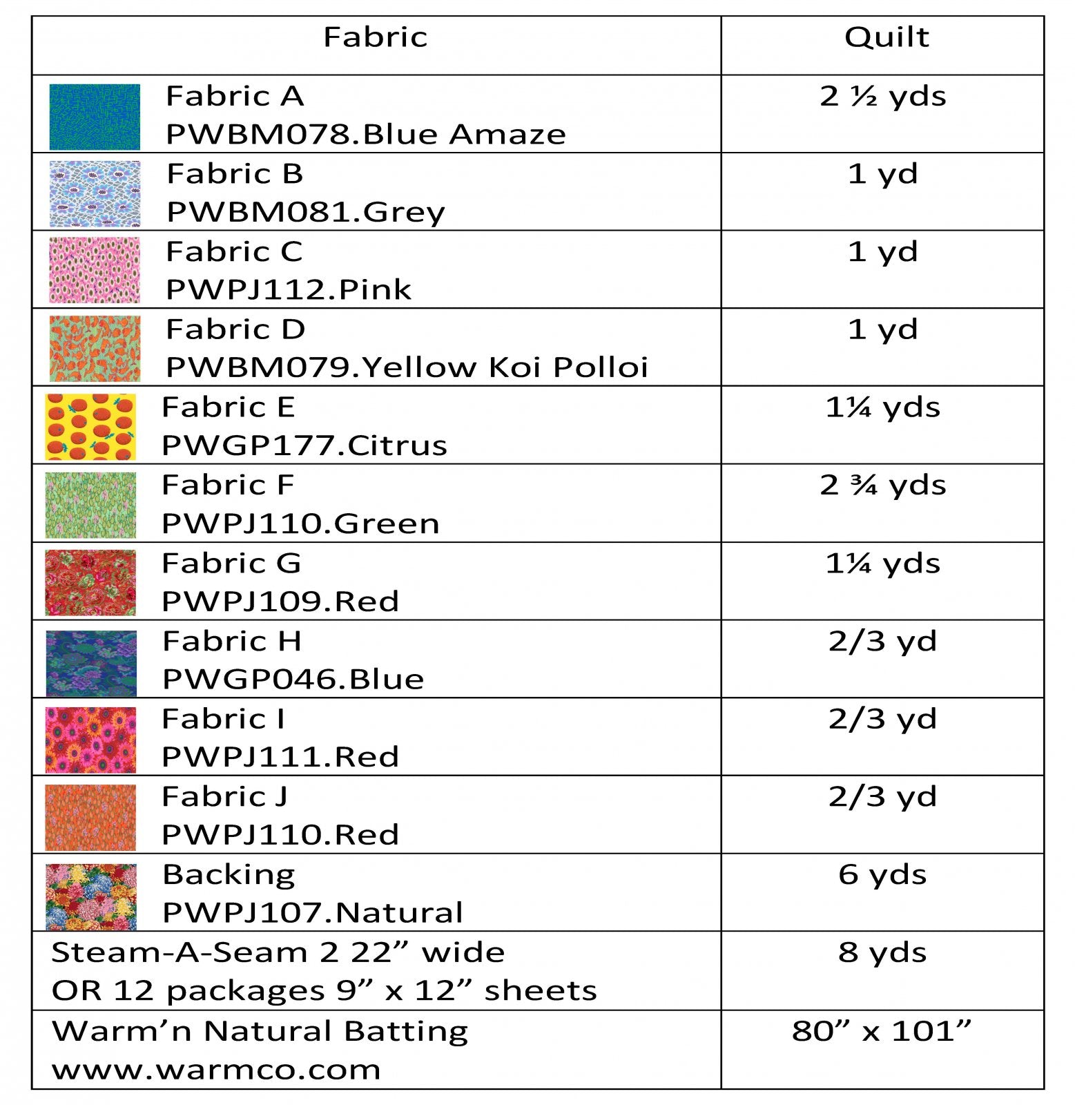 TAMARINIS -  Melon Blossom 2 Pattern