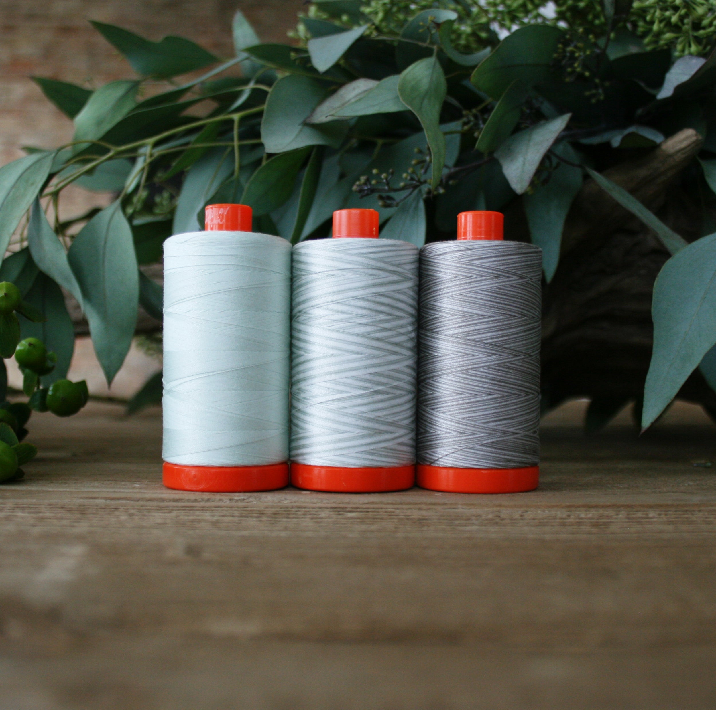 AURIFIL - Thread Color Builder 2022: January, Frangipani - Artistic Quilts with Color