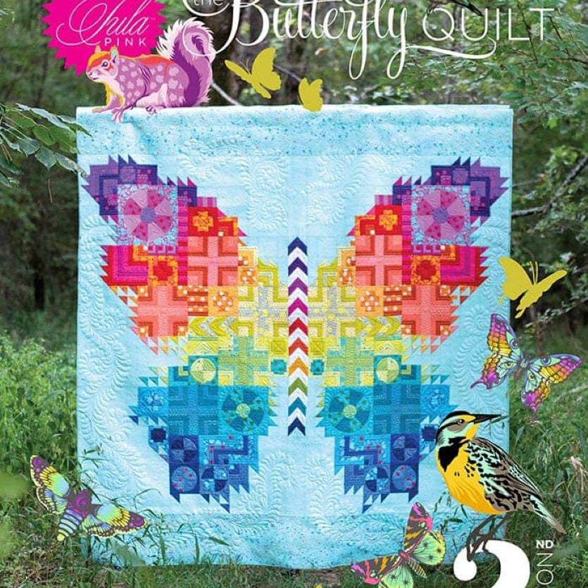 TULA PINK - THE BUTTERFLY QUILT KIT 2ND EDITION - Artistic Quilts with Color
