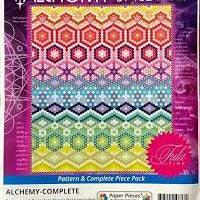 TULA PINK - ALCHEMY Pattern and Complete Paper Piece Pack ON BACKORDER - Artistic Quilts with Color