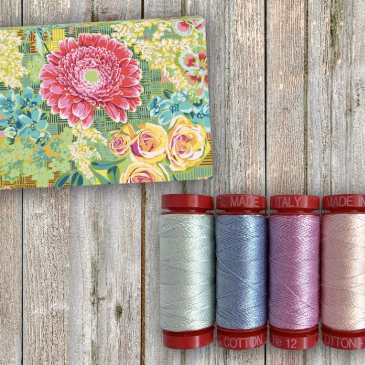 AURIFIL - ANNA MARIA HORNER - VIVACIOUS, 12WT COLLECTION - Artistic Quilts with Color