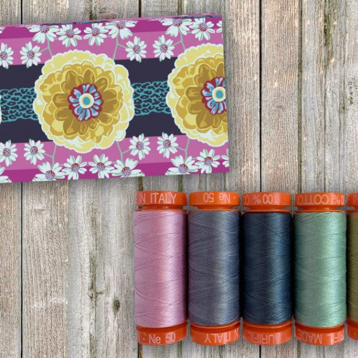 AURIFIL - ANNA MARIA HORNER - VIVACIOUS, 50WT COLLECTION - Artistic Quilts with Color