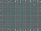 CREATIVE GRIDS SELF-HEALING DOUBLE SIDED ROTARY CUTTING MAT 18IN X 24IN