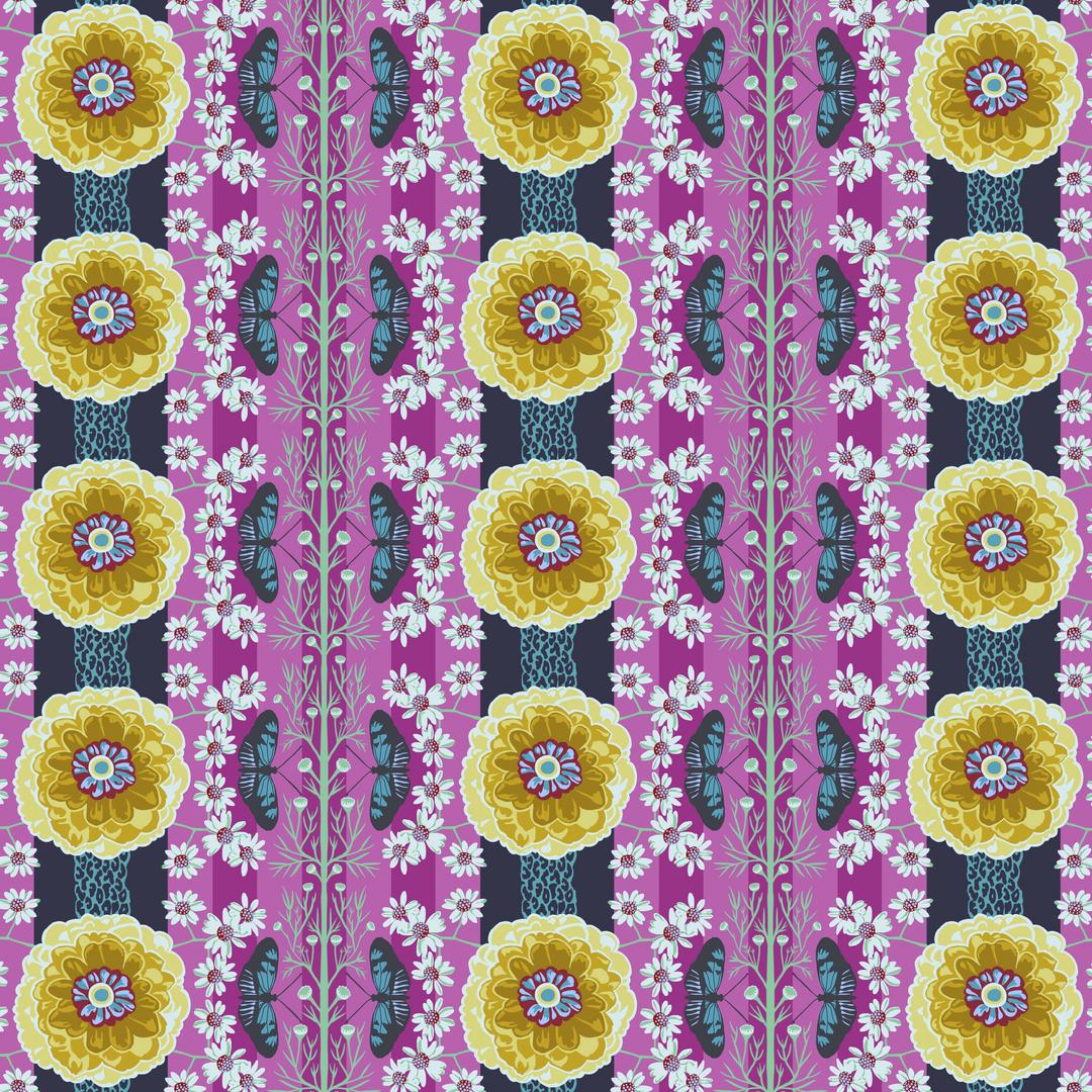 ANNA MARIA HORNER - VIVACIOUS - Natural order, Magenta - Artistic Quilts with Color