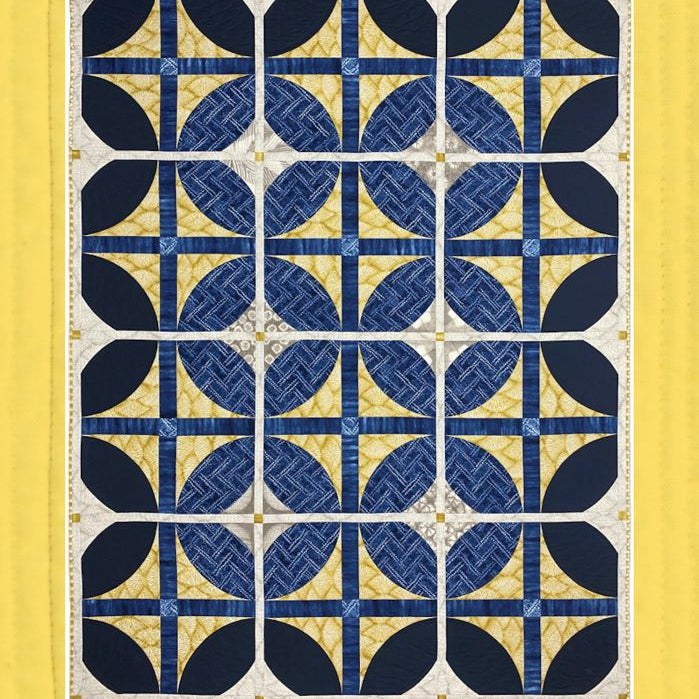 EVERYDAY STITCHES - COURTYARD PATTERN - Artistic Quilts with Color