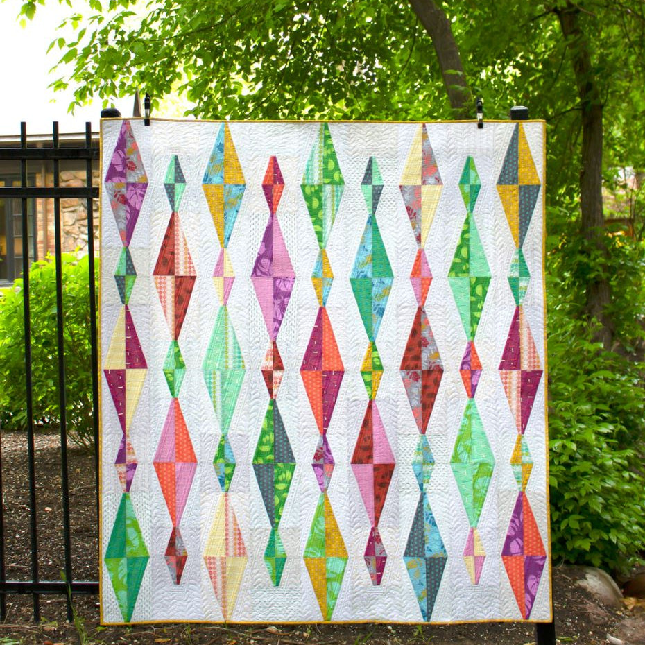 SEW KIND OF WONDERFUL - DIAMOND DAZE PATTERN - Artistic Quilts with Color