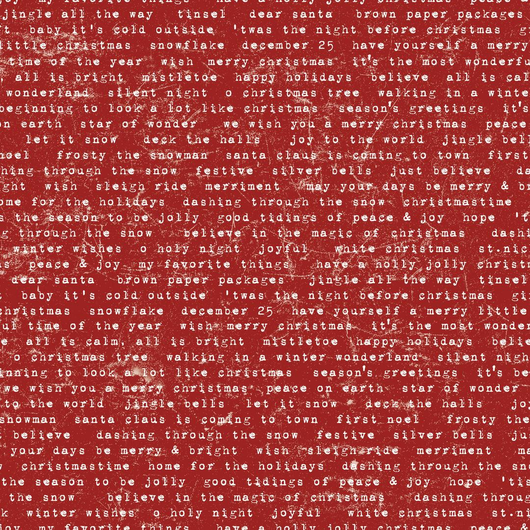 TIM HOLTZ - WONDERLAND - Tidings Type, Red