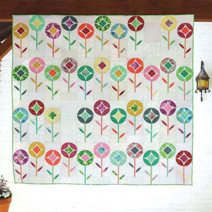 SEW KIND OF WONDERFUL - FLOWER POP PATTERN - Artistic Quilts with Color