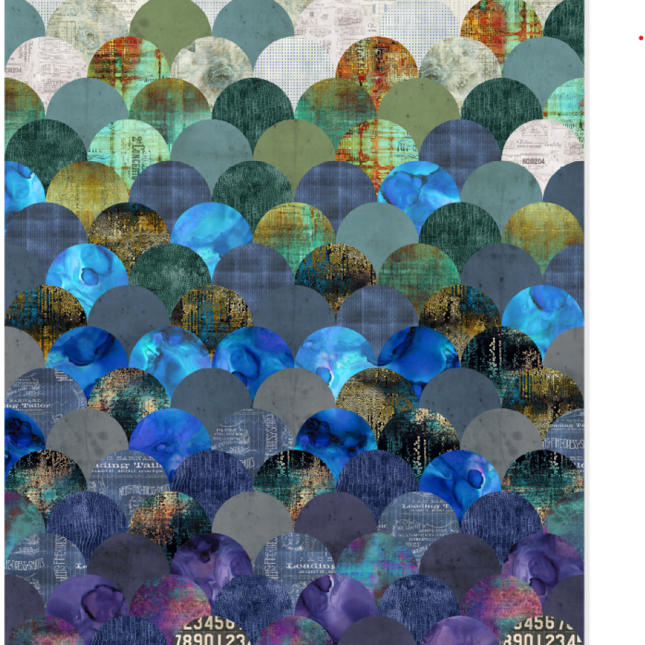 TIM HOLTZ - Glam Clam by Latifah Saafir Quilt Kit - Artistic Quilts with Color