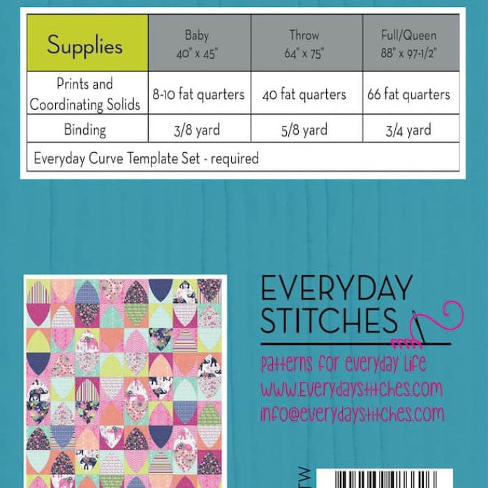 EVERYDAY STITCHES - GATEWAY PATTERN - Artistic Quilts with Color