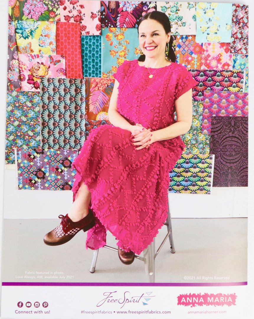 ANNA MARIA'S VISION QUILT Pattern - Artistic Quilts with Color