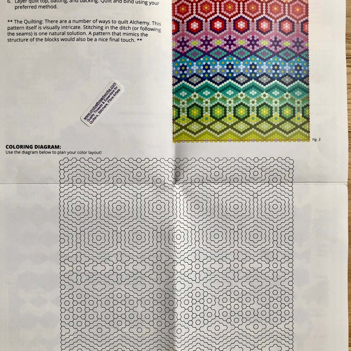 TULA PINK - ALCHEMY Pattern and Complete Paper Piece Pack ON BACKORDER - Artistic Quilts with Color