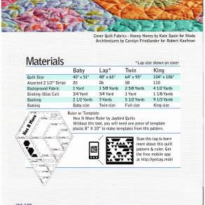 JAYBIRD QUILTS - SCIENCE FAIR BY JULIE HERMAN PATTERN