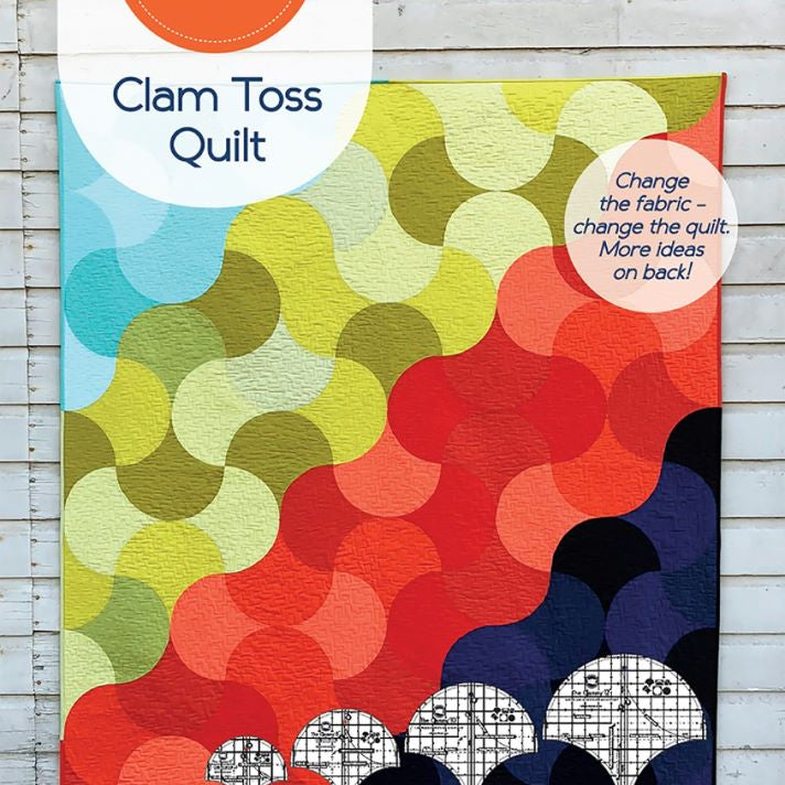 LATIFAH SAAFIR - Glam Toss Pattern - Artistic Quilts with Color