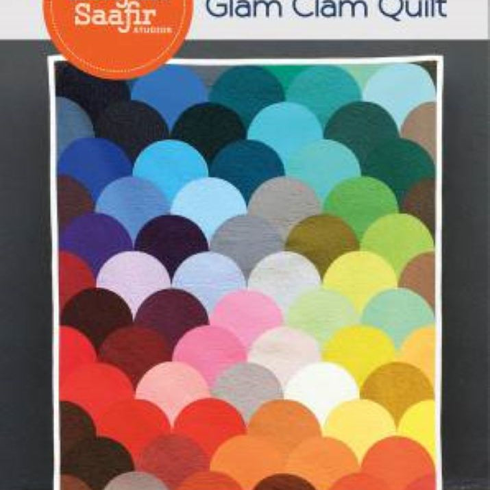 LATIFAH SAAFIR - Glam Clam Pattern - Artistic Quilts with Color