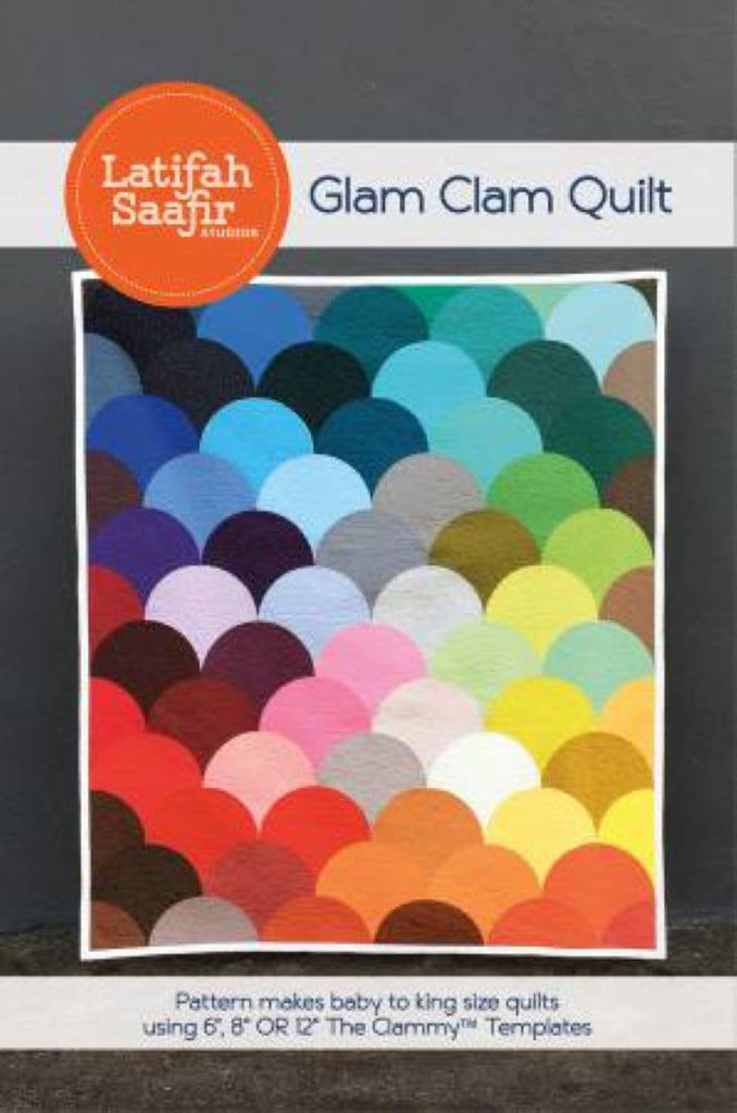 LATIFAH SAAFIR - Glam Clam Pattern - Artistic Quilts with Color