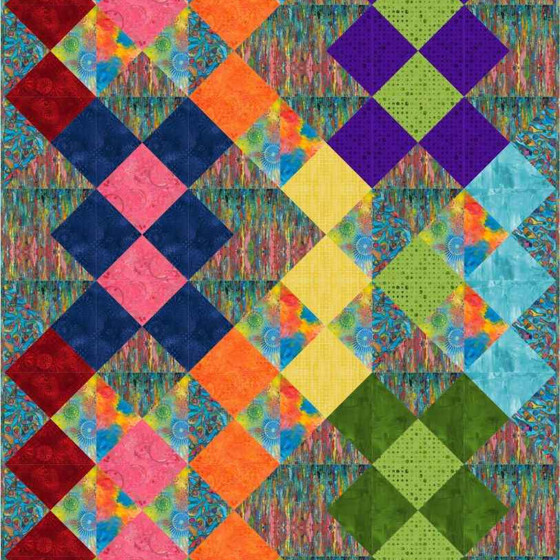 CHARISMA HORTON - LIMITLESS PATTERN - Artistic Quilts with Color