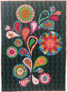 ROBIN RUTH DESIGNS - FAT ROBIN 16-POINT MARINER'S COMPASS BOOK AND RULER COMBO - Artistic Quilts with Color