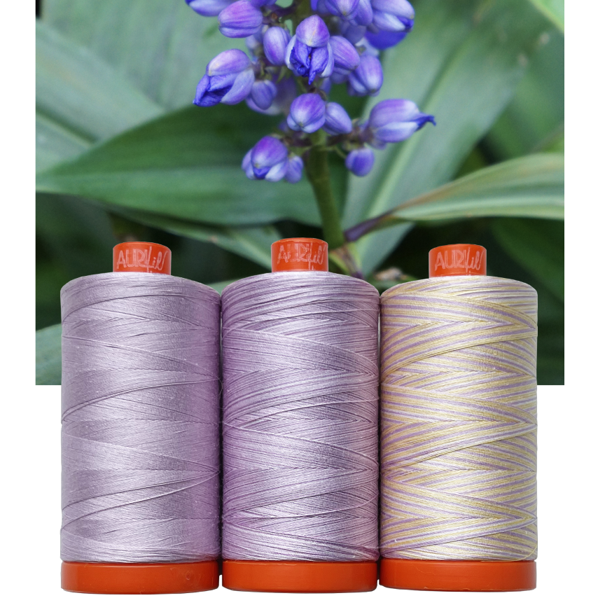 AURIFIL - Thread Color Builder 2022: OCTOBER, Hawaiian Blue Ginger