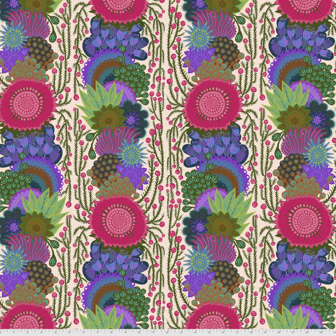 Anna Maria - Bright Eyes - Brimming, Cream - Artistic Quilts with Color