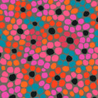 KAFFE FASSETT - KFC FEBRUARY 2022 - Flower Dot, Grey - Artistic Quilts with Color