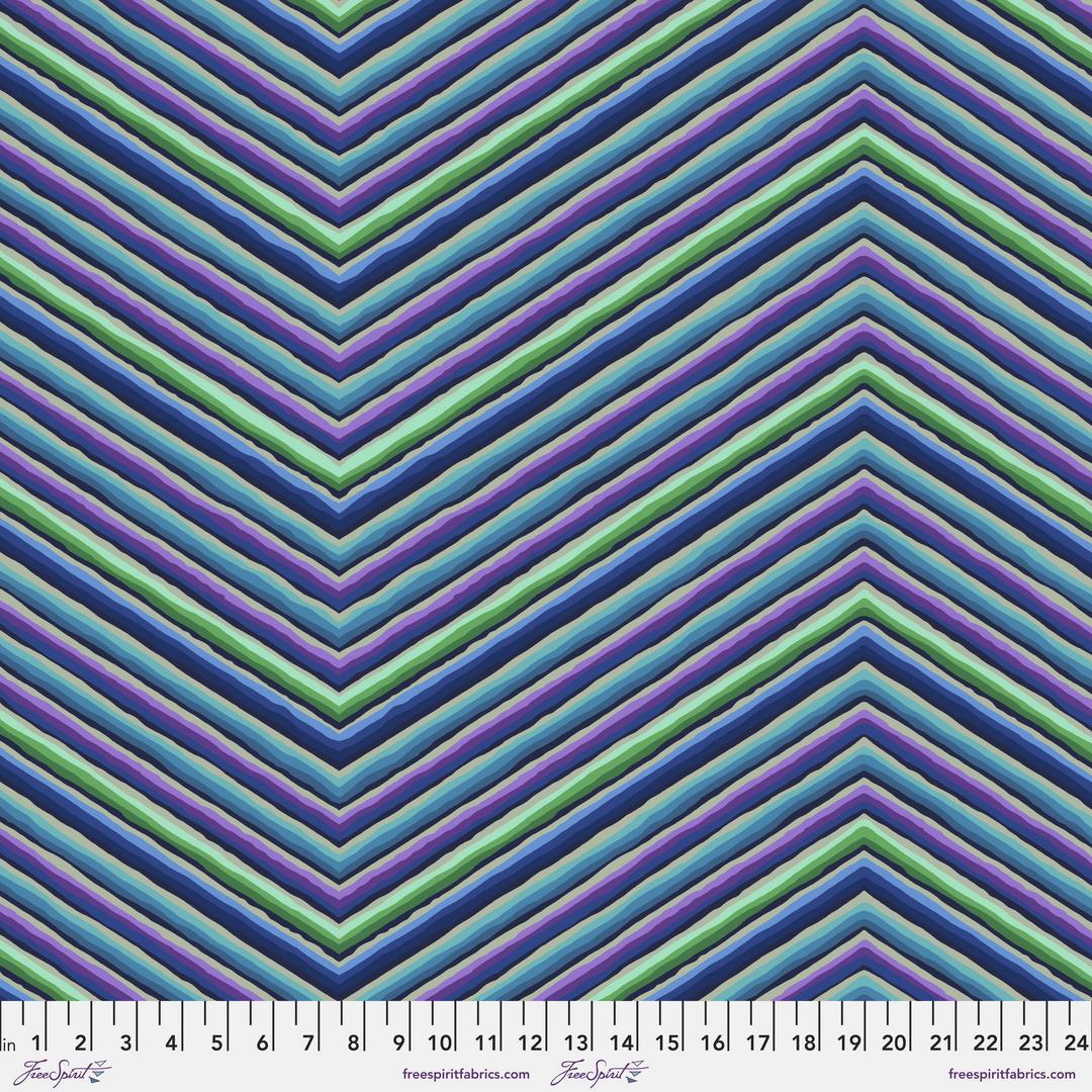 KAFFE 85 & FABULOUS - Chevron Stripe, Blue