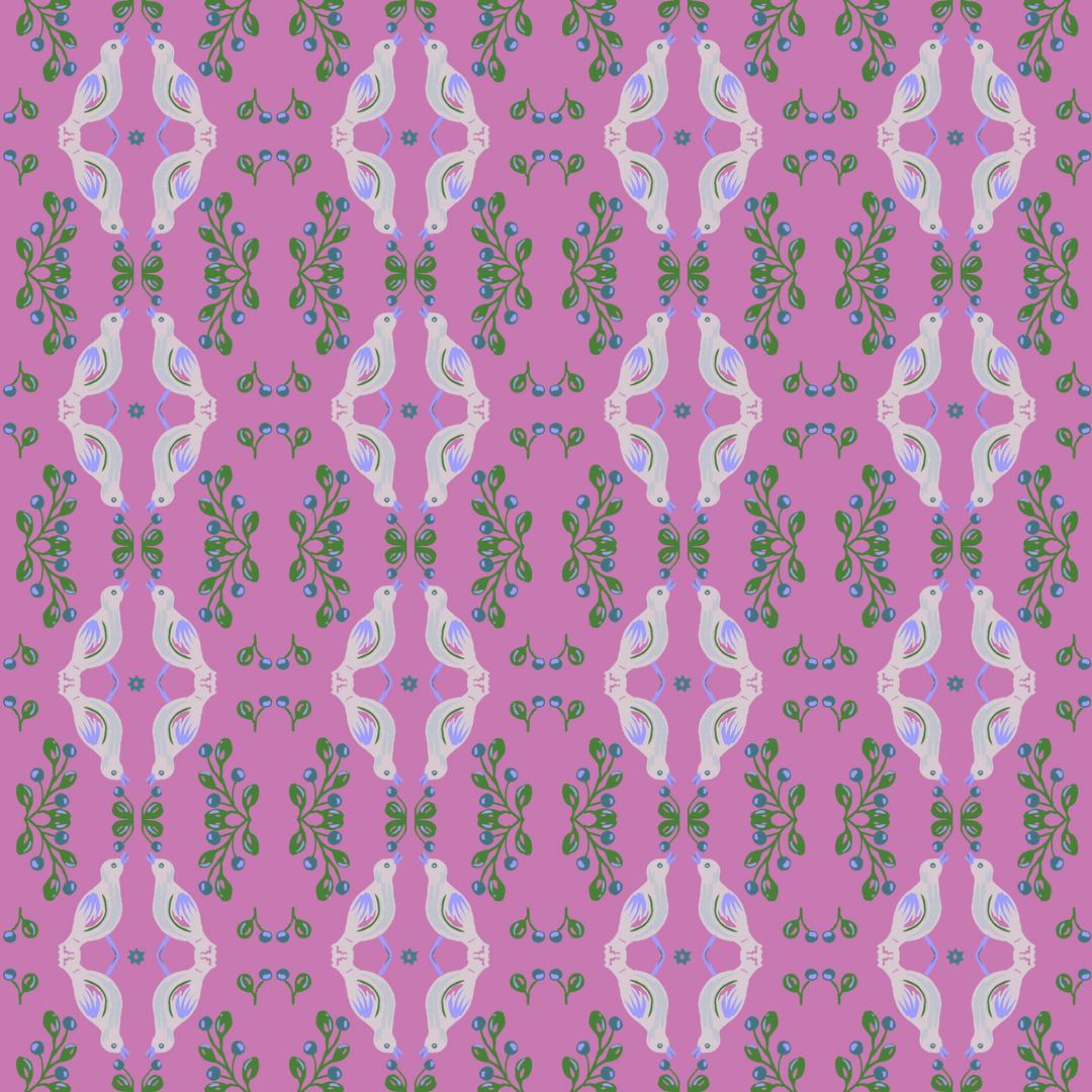 NATHALIE LETE - CONSERVATORY CRAFT - FOLK ART - Reflecting, Posy - Artistic Quilts with Color