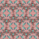 ODILE BAILLOEUL - LAND ART 2 - Rain Dance, Rose - Artistic Quilts with Color