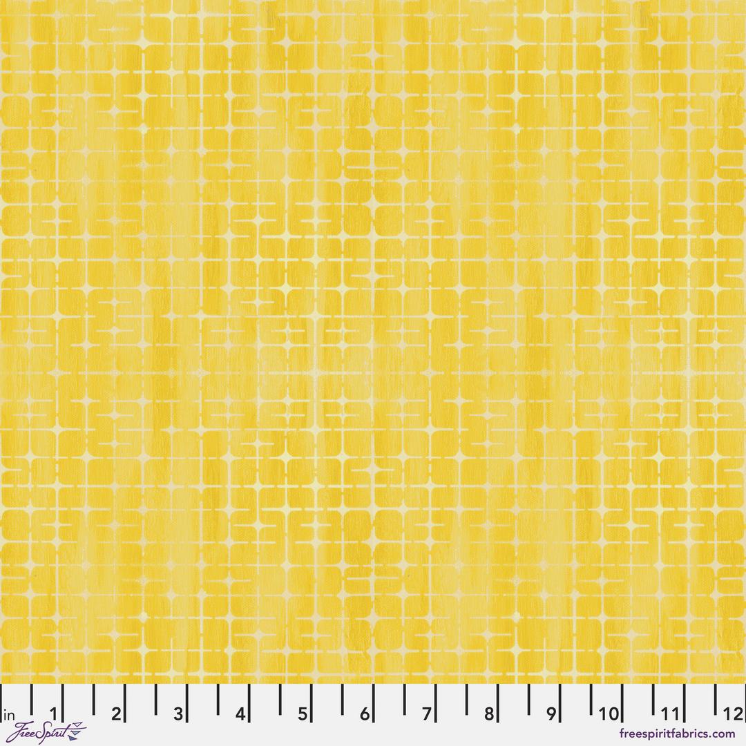 SUE PENN - TEXTURES - Plaid, Yellow - Artistic Quilts with Color