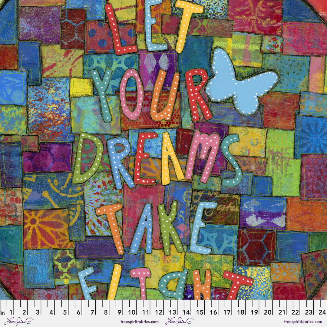 SUE PENN - UP, UP & AWAY - Dreams Take Flight, Panel - Artistic Quilts with Color