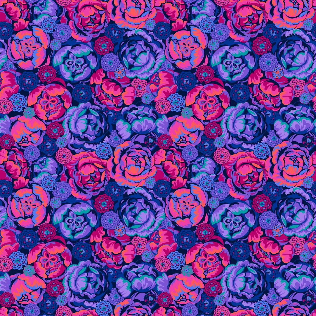 STACY PETERSON - BELLE EPOQUE, Roses, Purple