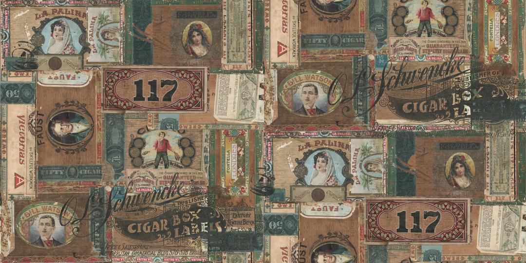 TIM HOLTZ - FOUNDATIONS - Cigar Box Labels, Multi