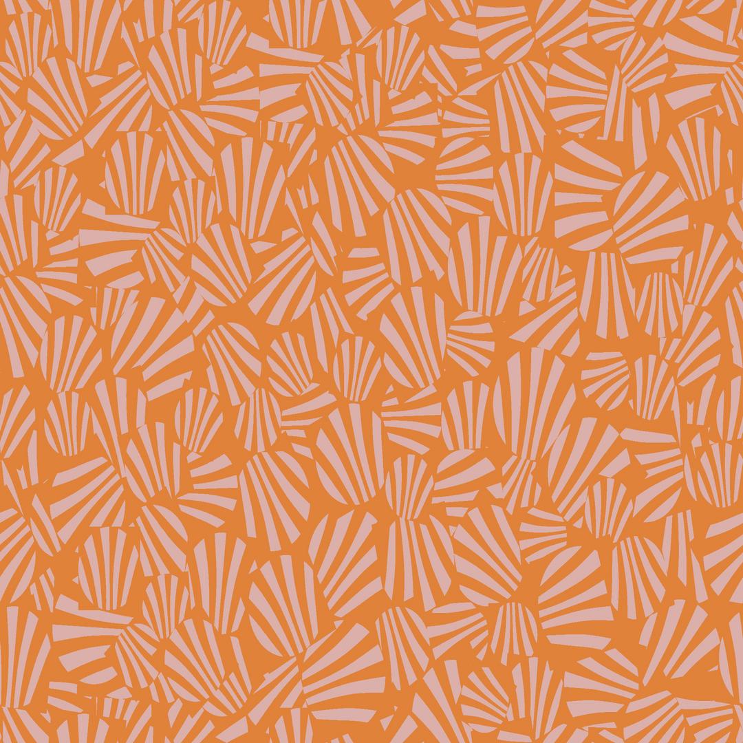 VICTORIA FINDLAY - NIGHT FANCY - Silver, Orange - Artistic Quilts with Color