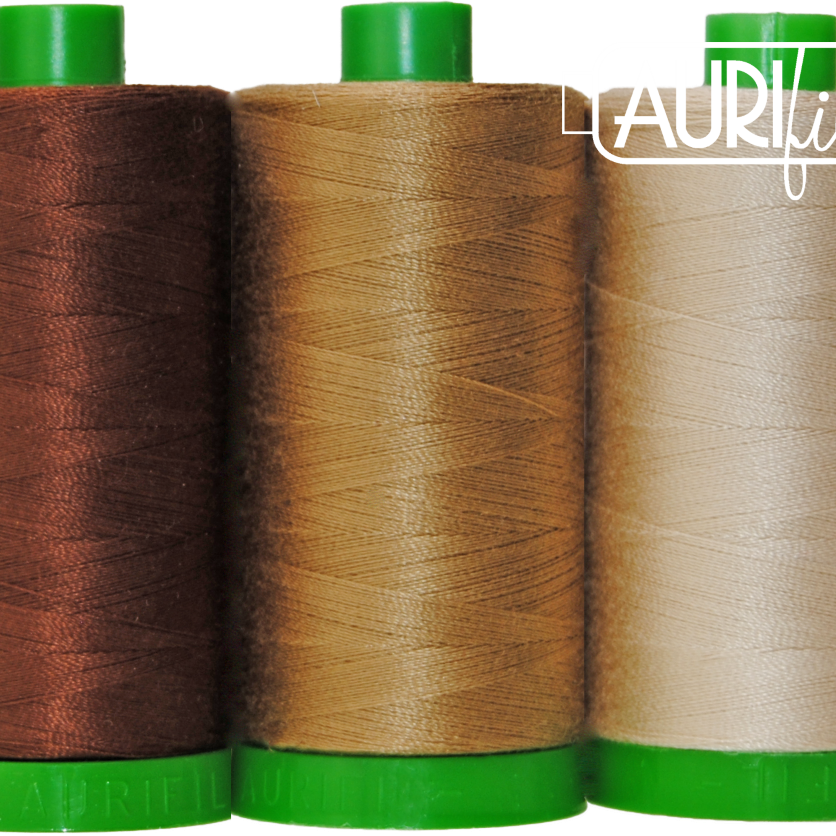 AURIFIL - Thread Color Builder 2021: November - Pangolin - Artistic Quilts with Color