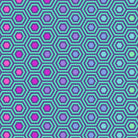 TULA PINK - RE-ORDER 108" SATEEN QUILT BACKS - Rainbow Hexy XL, Peacock
