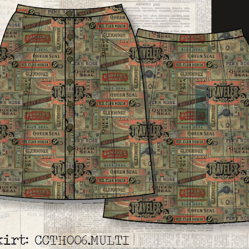 GRAINLINE STUDIO LLC - REED SKIRT PATTERN Sizes 0-18