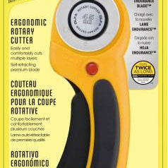 OLFA 45 MM DELUXE ERGONOMIC ROTARY CUTTER
