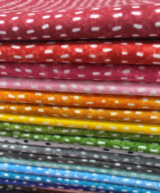 CORI DANTINI - SEEDS - Fat Quarter Bundle - Artistic Quilts with Color