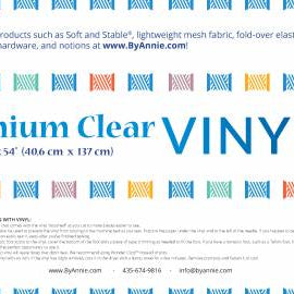 Premium Clear Vinyl - 16in x 54in