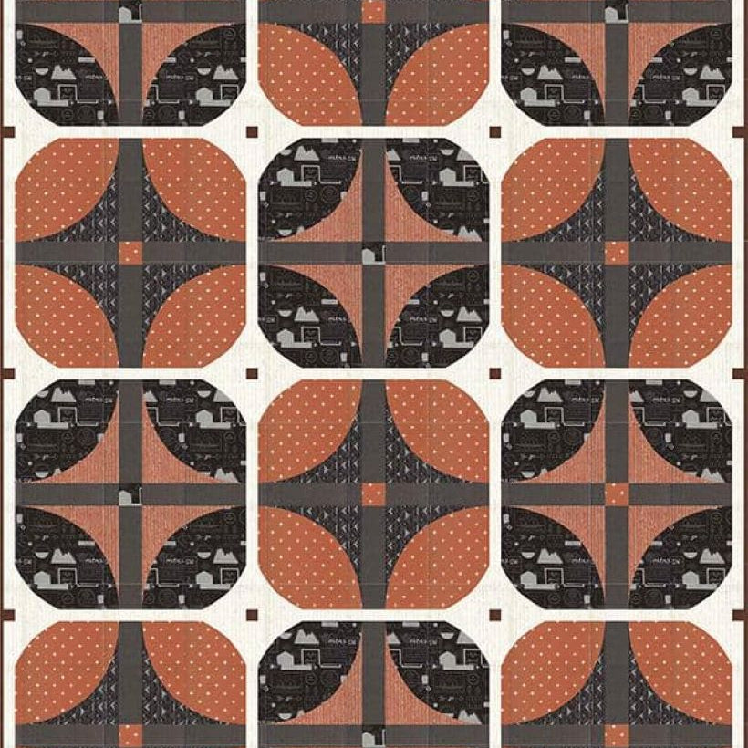 EVERYDAY STITCHES - COURTYARD PATTERN - Artistic Quilts with Color